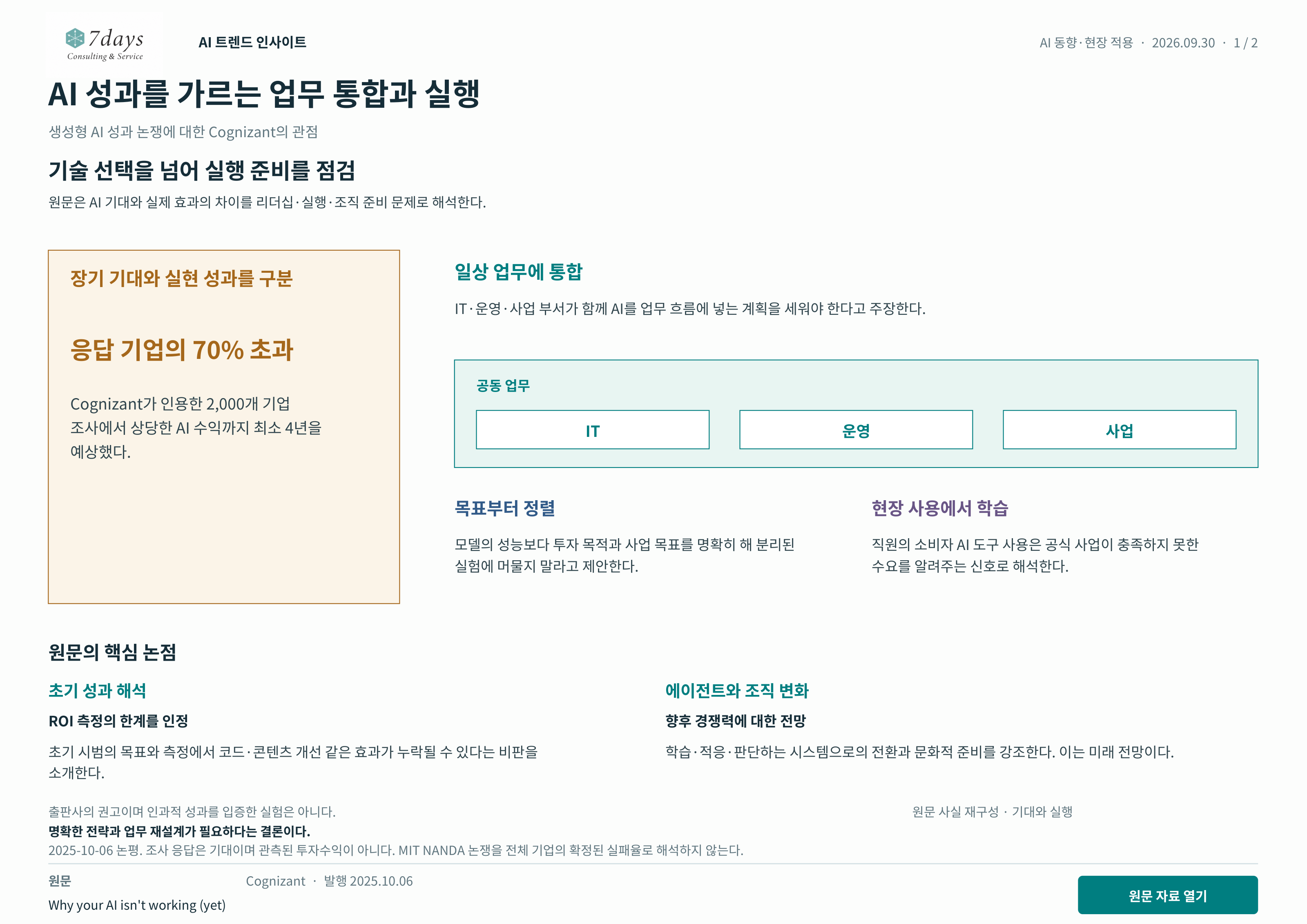 AI 성과를 가르는 업무 통합과 실행 원문 근거 전체 페이지