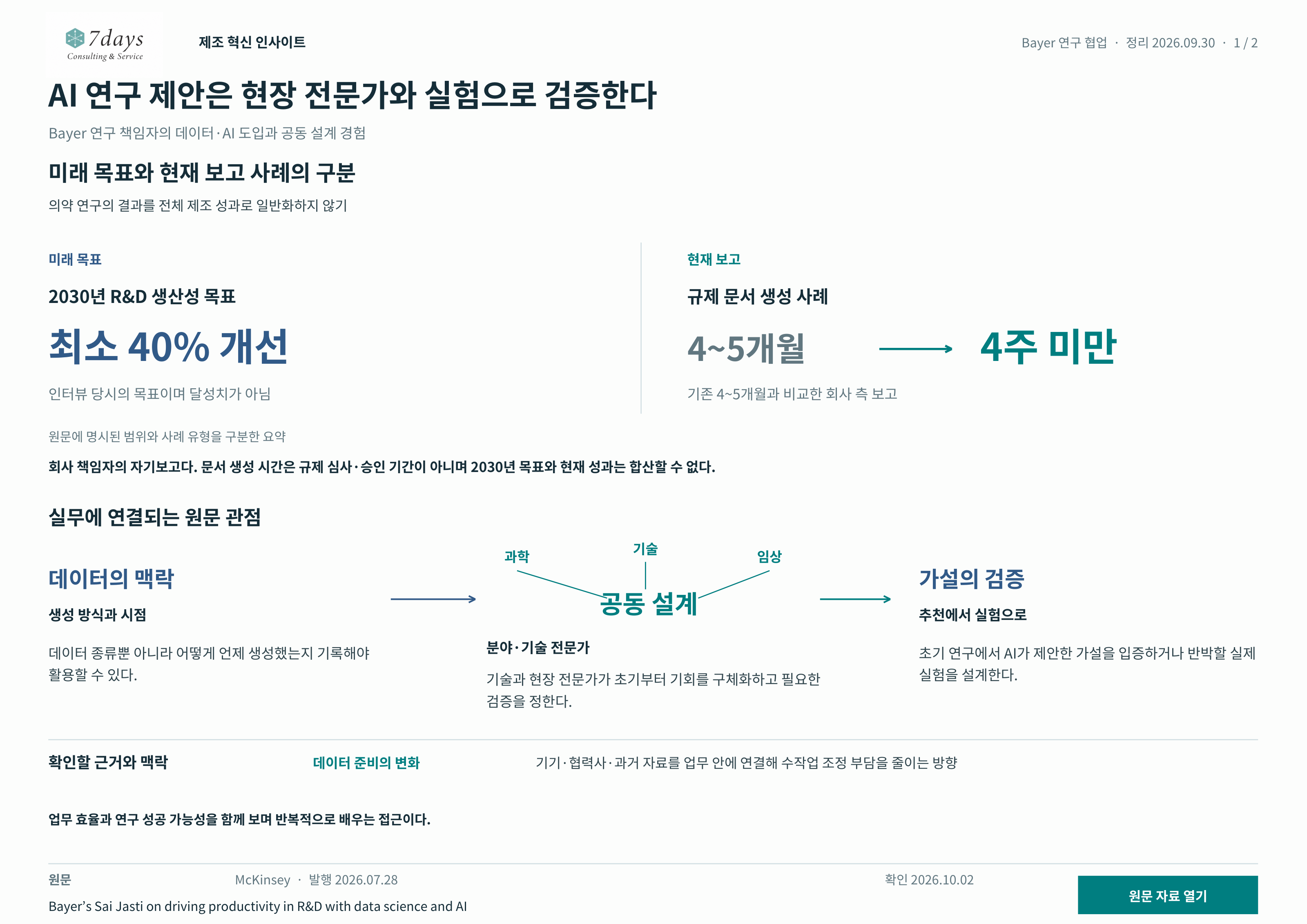 목표·사례와 검증관계