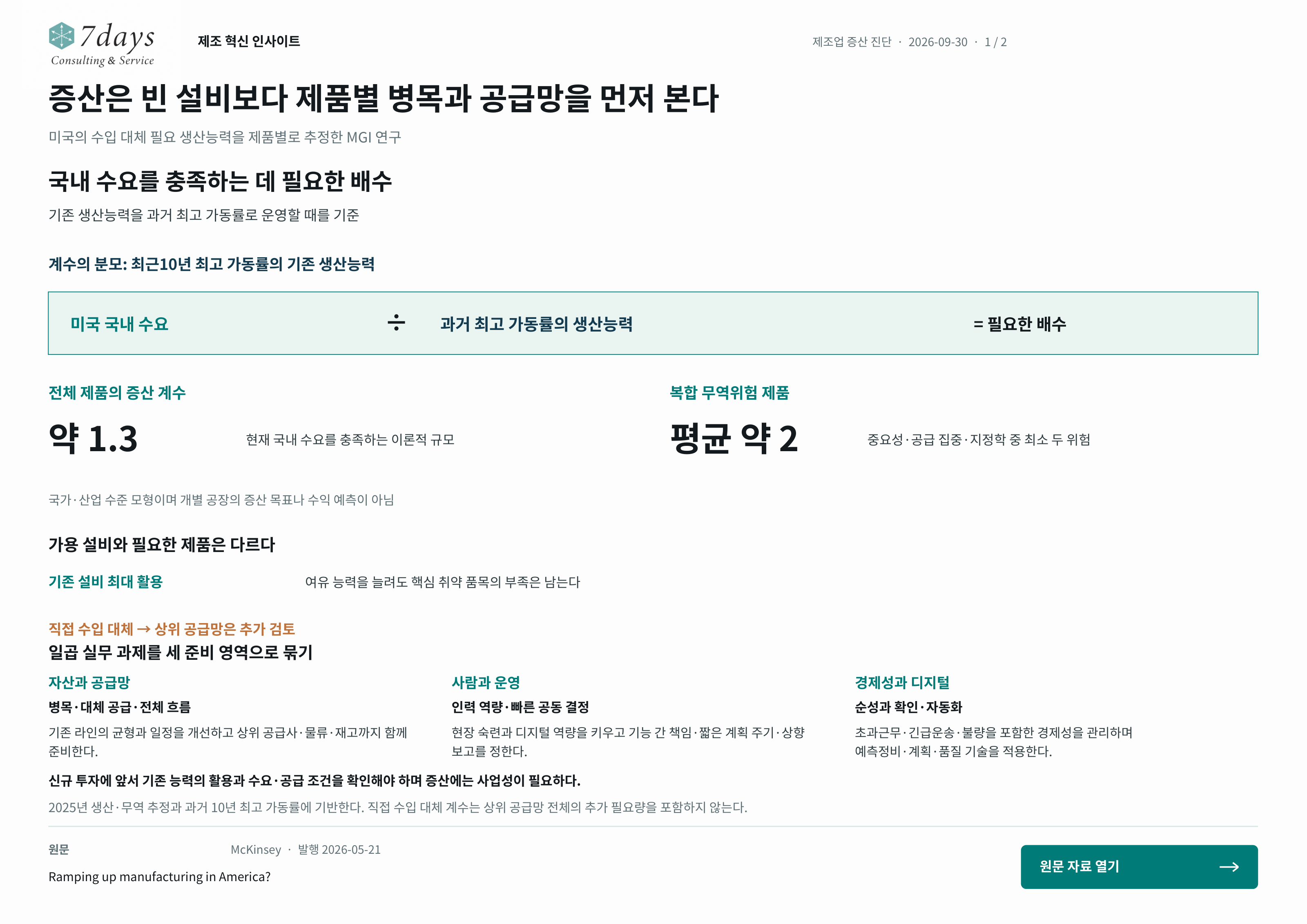 증산은 빈 설비보다 제품별 병목과 공급망을 먼저 본다의 원문 근거 전체 페이지