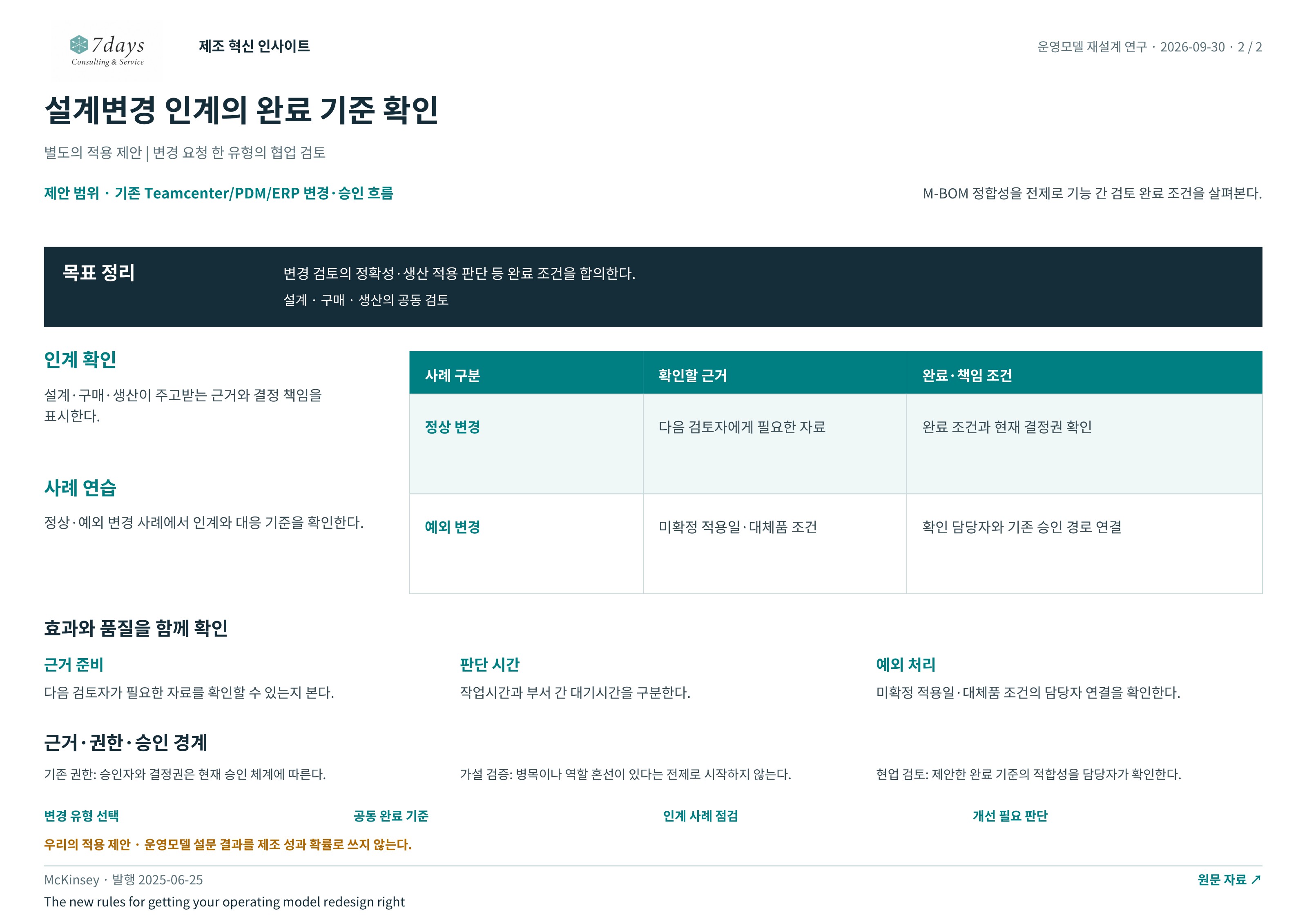 설계변경 인계의 완료 기준 확인 전체 페이지