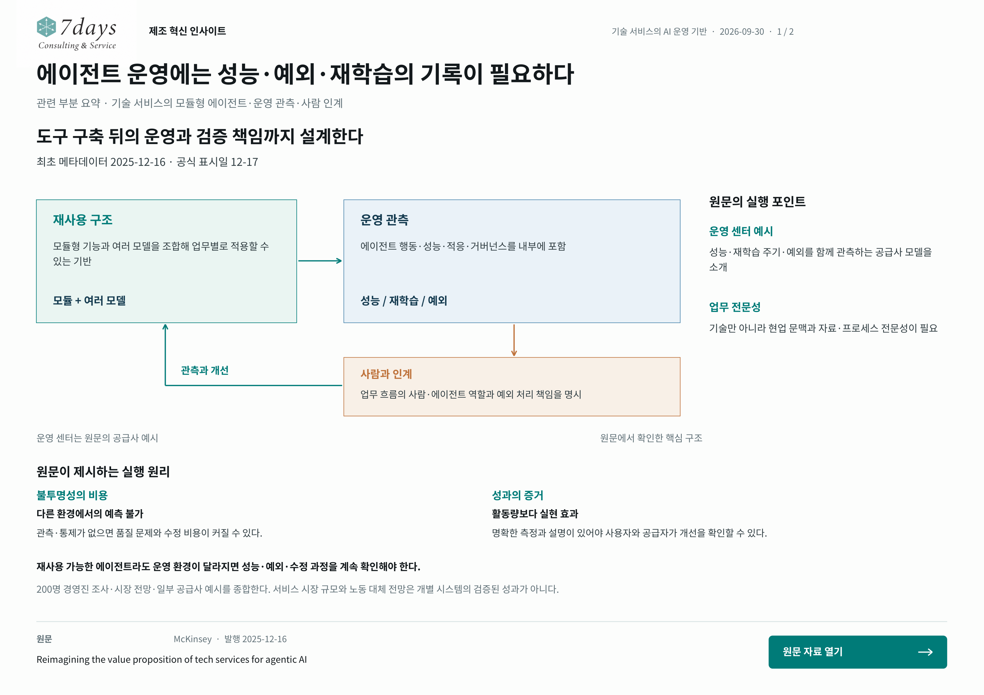 에이전트 운영에는 성능·예외·재학습의 기록이 필요하다의 원문 근거 전체 페이지