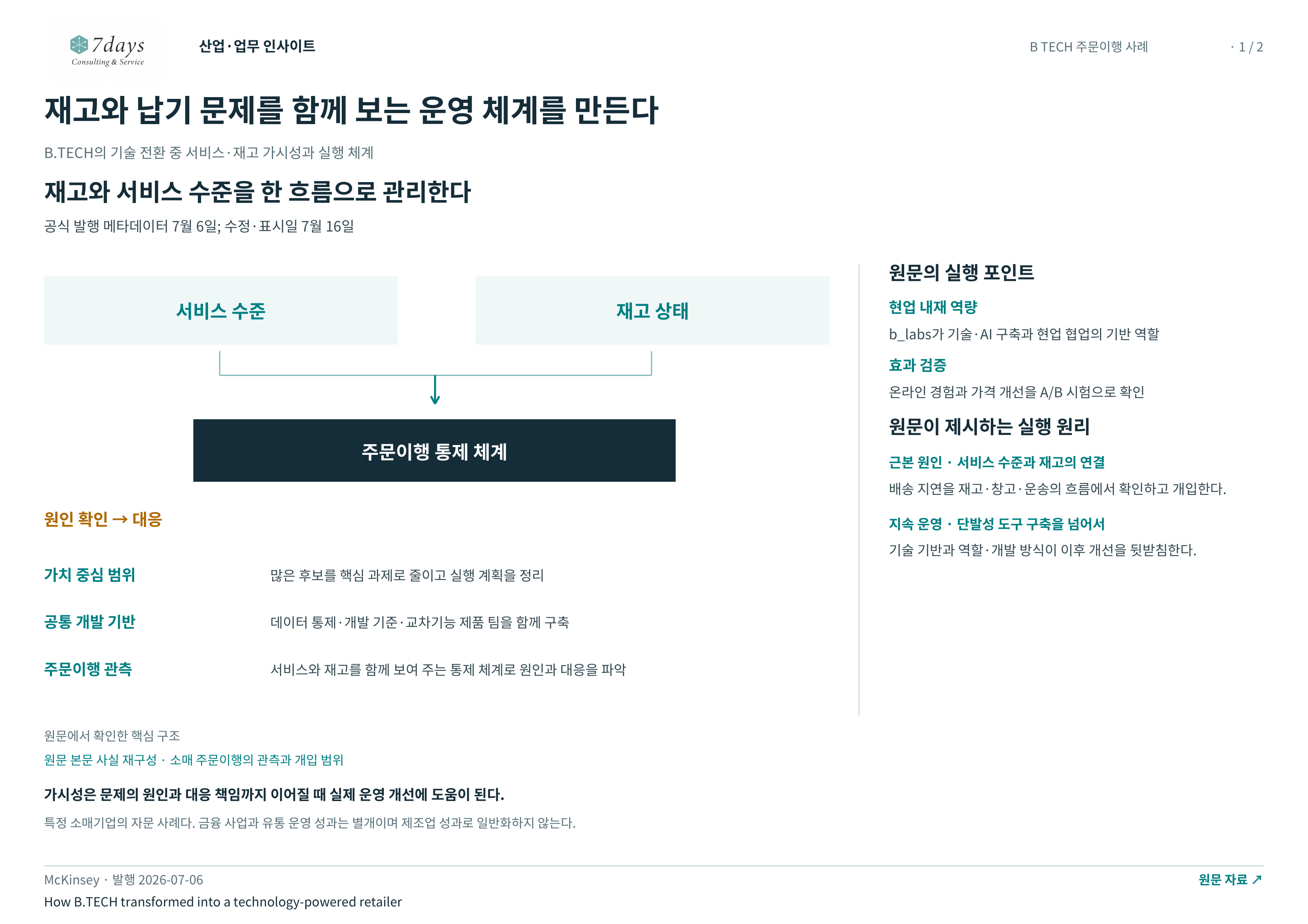 재고와 납기 문제를 함께 보는 운영 체계를 만든다 전체 페이지